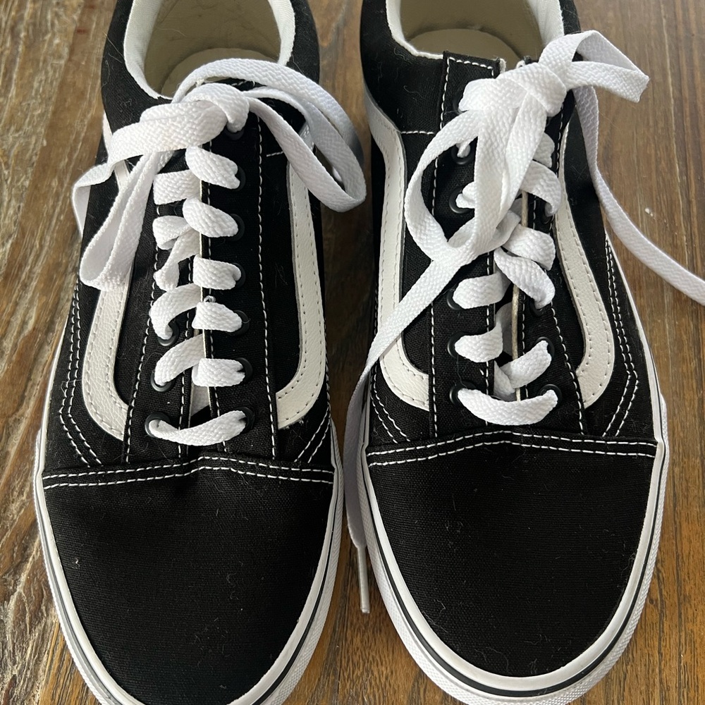 Vans Classic Black and White Sneakers